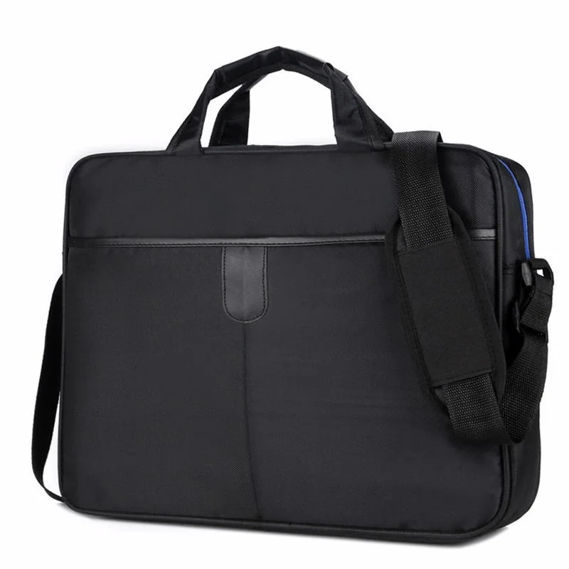 1Pc Portable Men Bag Business Nylon Computer Handbags Zipper Shoulder Laptop Bag