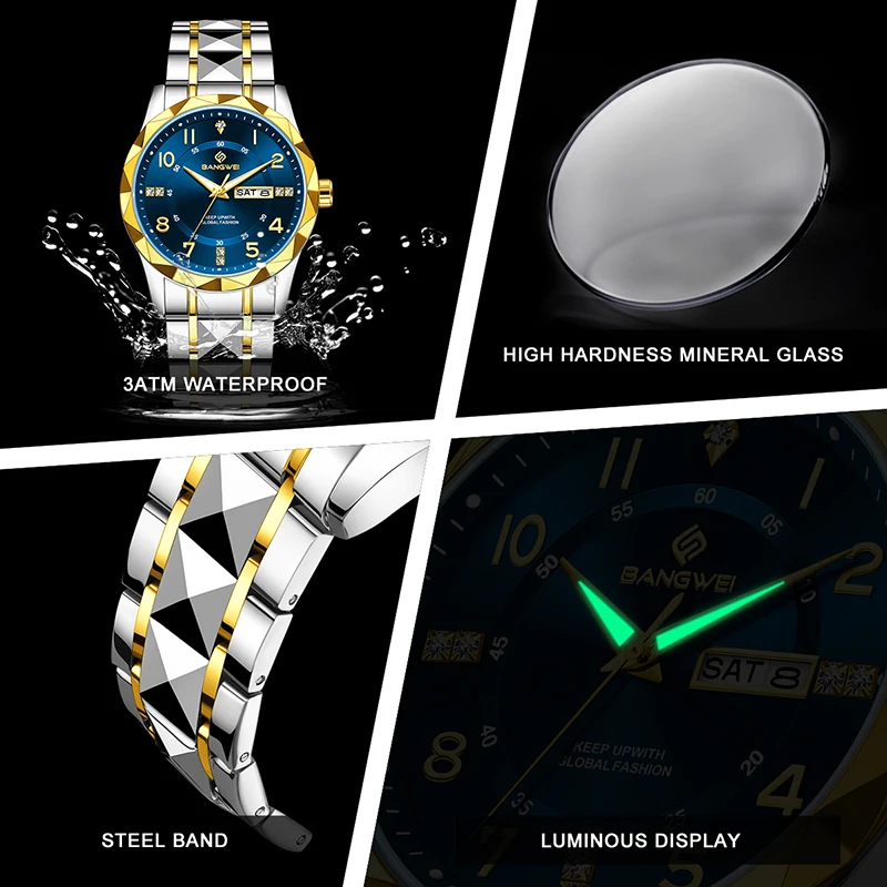 LIGE BANGWEI лучший бренд класса люкс женские часы повседневные простые спортивные часы для женщин модные элегантные женские водонепроницаемые часы Femme