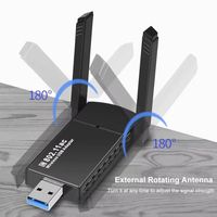 1300M Wireless Network Card 2.4G/5GHz Dual Band PCIE WiFi Adapter Antenna Drive Free USB Wifi Adapter For Computer/Phone/Tablet