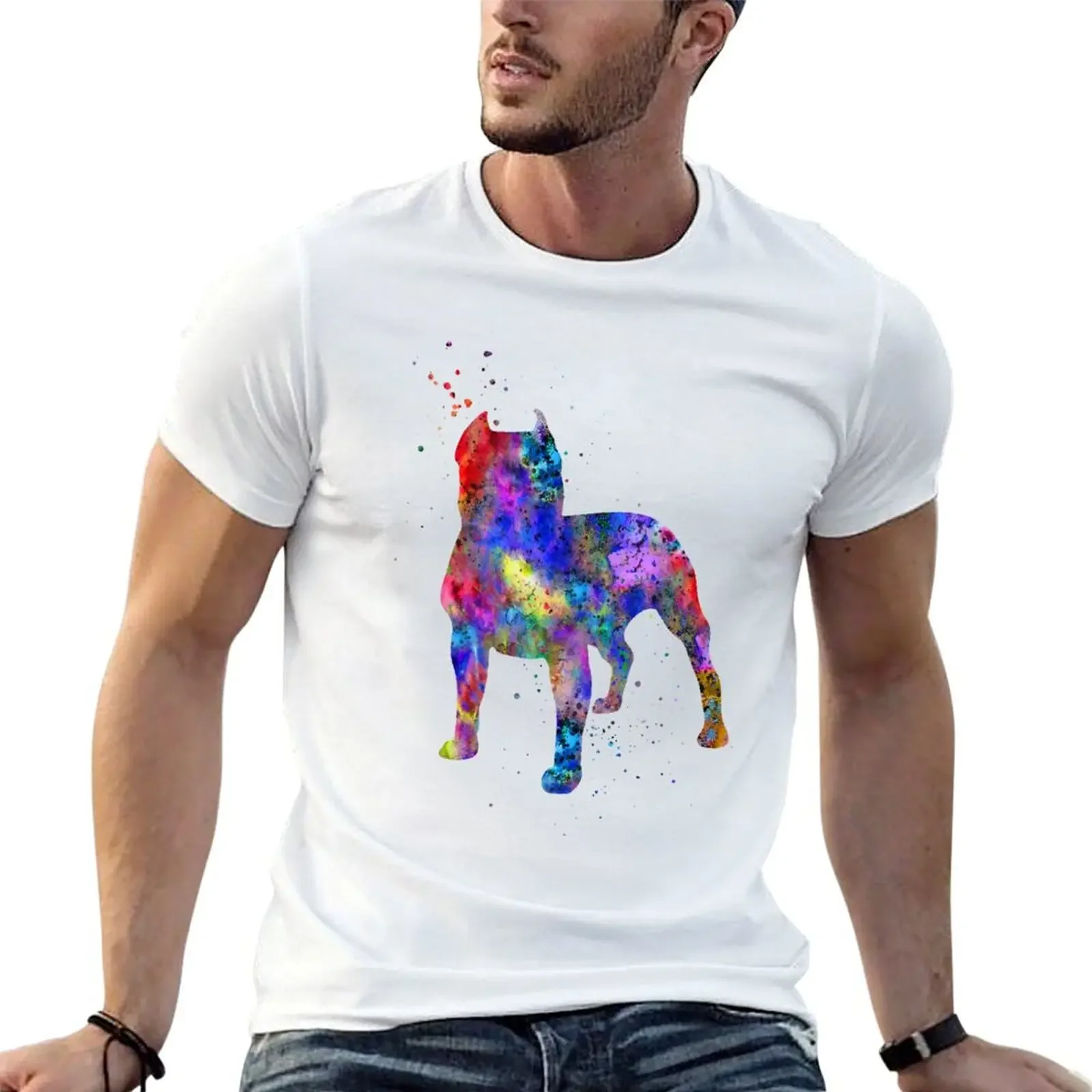 Pit bull T-Shirt shirts graphic tees korean fashion oversized t shirts for men