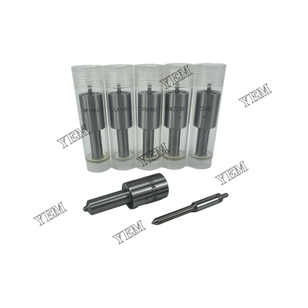 6PCS DE12 Fuel Nozzle NP-DLLA155SM224B For Doosan Diesel Engine Spare Parts