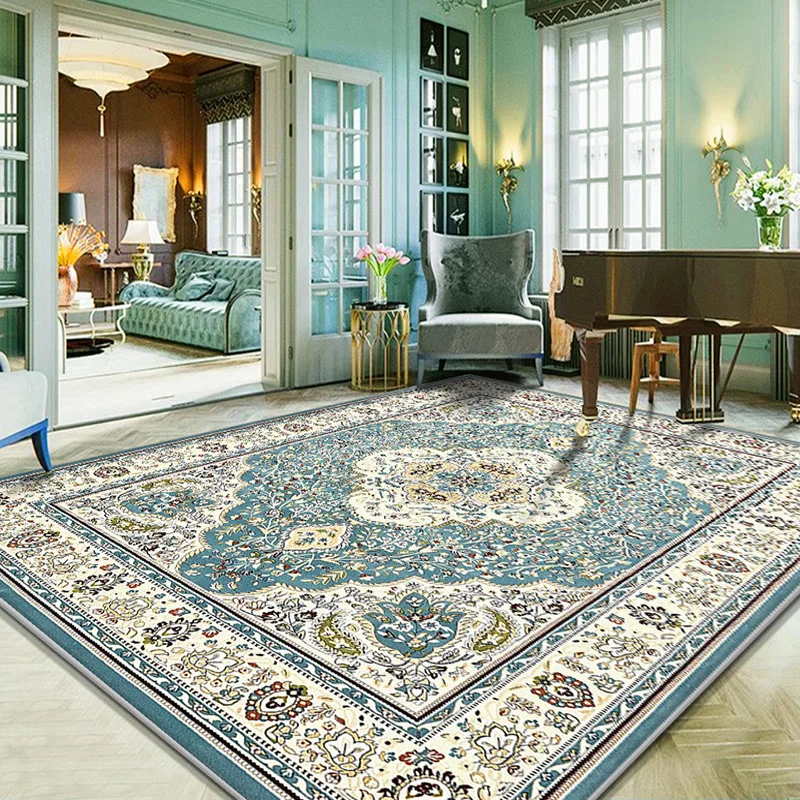 

Persian carpet, American classical home decoration, anti slip carpet, dirt resistant, washable, foldable, easy to clean pad