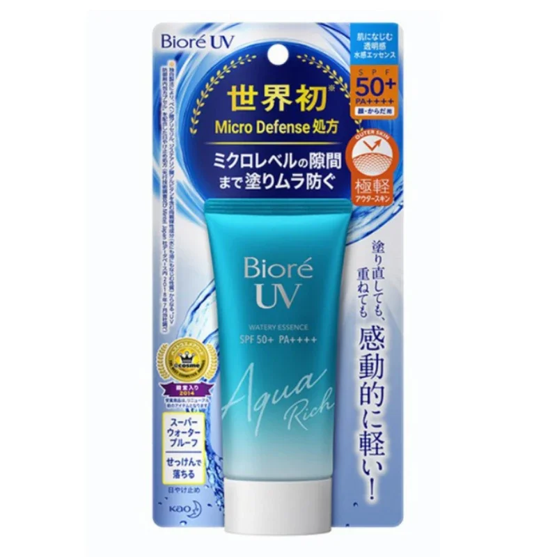 Biore UV Water-based Sunscreen Cosmetics SPF50+ PA++++ UV Isolation Refreshing Non-greasy Gel Lotion Face and Body 50ml