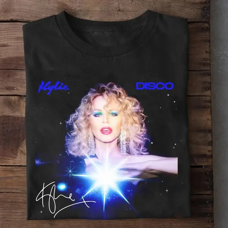 Disco Album Kylie Minogue Black All Size Fans T Shirt