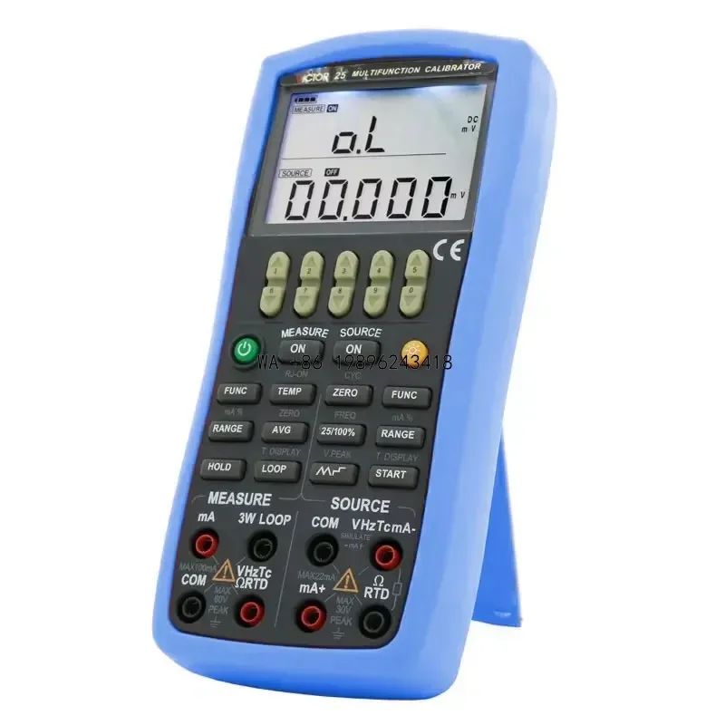 Wmwmnu VC25 Multi Function Documenting Process Calibrator for Industrial Temperature Pressure Calibration Tool