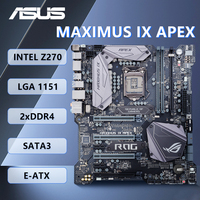 ASUS ROG MAXIMUS IX APEX Motherboard Support the I7 6700 7700 I5 6500 CPU M.2 Socket LGA 1151 INTEL Z170 2xDDR4 PCI-E3.0 E-ATX