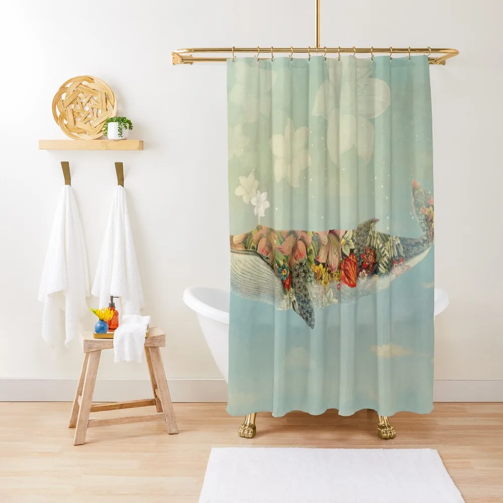 

Flower whale Shower Curtain For Bathrooms Modern Showers For Bathroom Bathroom Showers Transparent Bathroom Shower Curtain