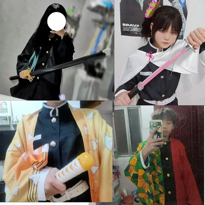 Japanese Anime Demon Slayer Cosplay Tanjiro Nezuko Cosplay Shinobu Kimetsu No Yaiba Tomioka Costume Cartoon Halloween Part Gifts