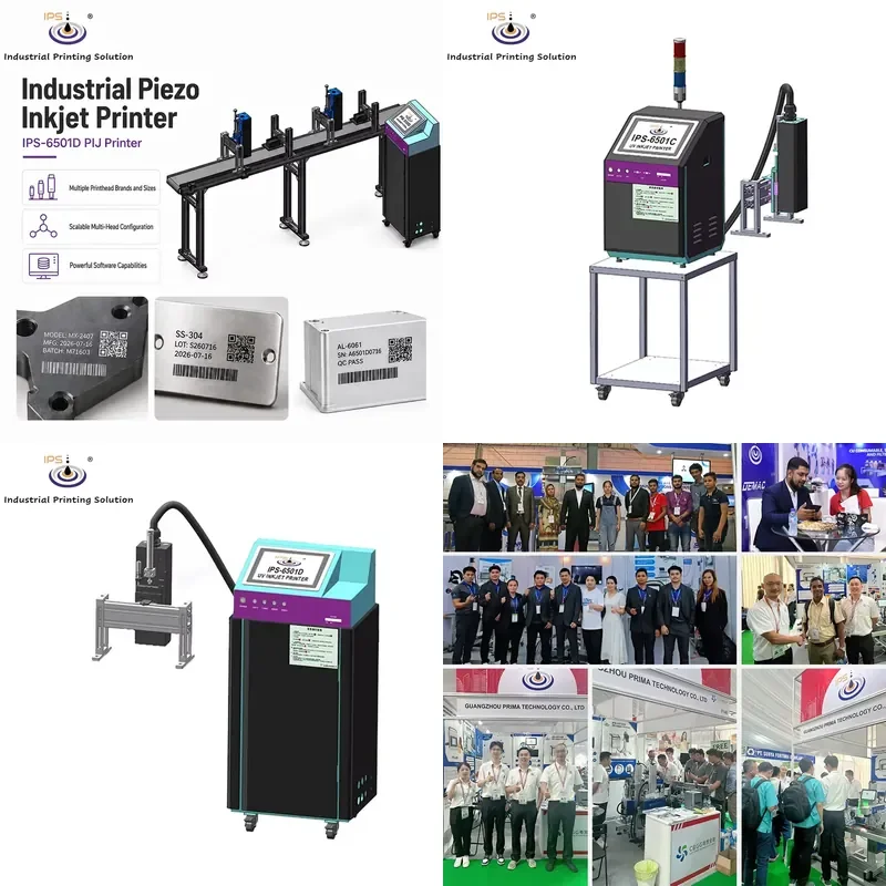 HCY IPS-6501 600 DPI RICOH G5 PIJ UV Inkjet Printer for High Resolution Packaging Coding