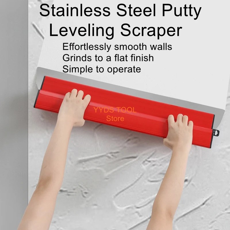 25cm-120cm Trowel Set Stainless Steel Trowel Plastic Putty Knife Large Leveling Trowel Plastering Trowel
