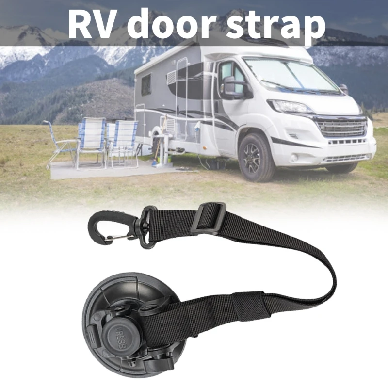 Fastening Belt Door Retainer Strap Holder Heavy Duty Door Suction Cup Strap Adjustable Fasteners Easy Installation