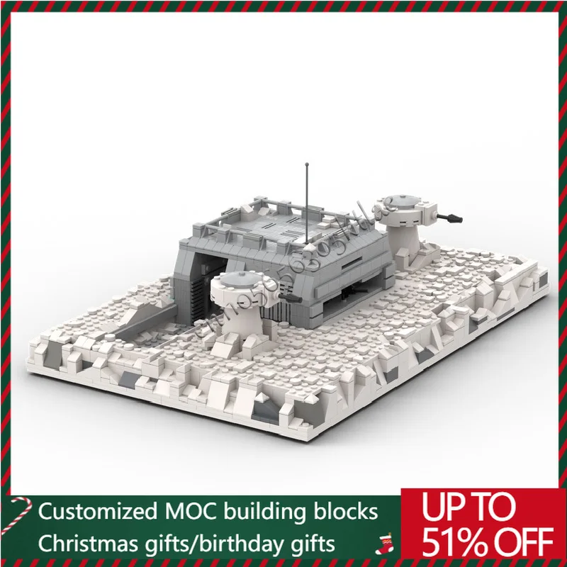 

1726 шт. MOC Snowy Base Technology, строительные блоки, исходящие блоки, игрушки для мальчиков, строительные игрушки «сделай сам», совместимые классические кирпичи