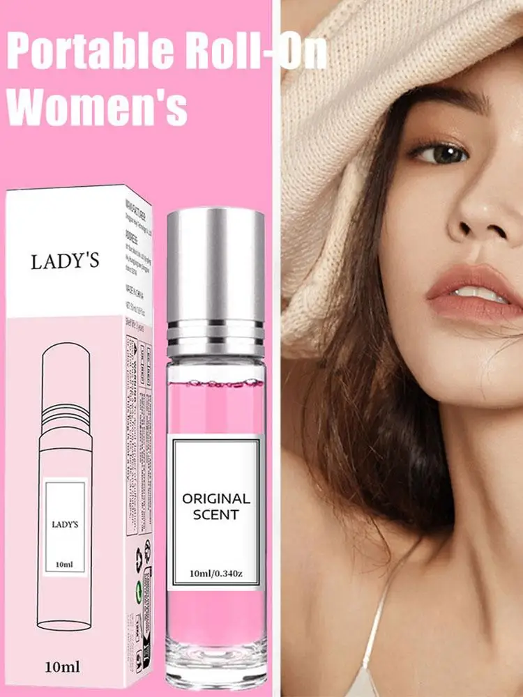 Phéromone féminine originale, roulement à billes longue durée, parfum Portable, améliore le parfum frais, charme de Cologne, 10ml