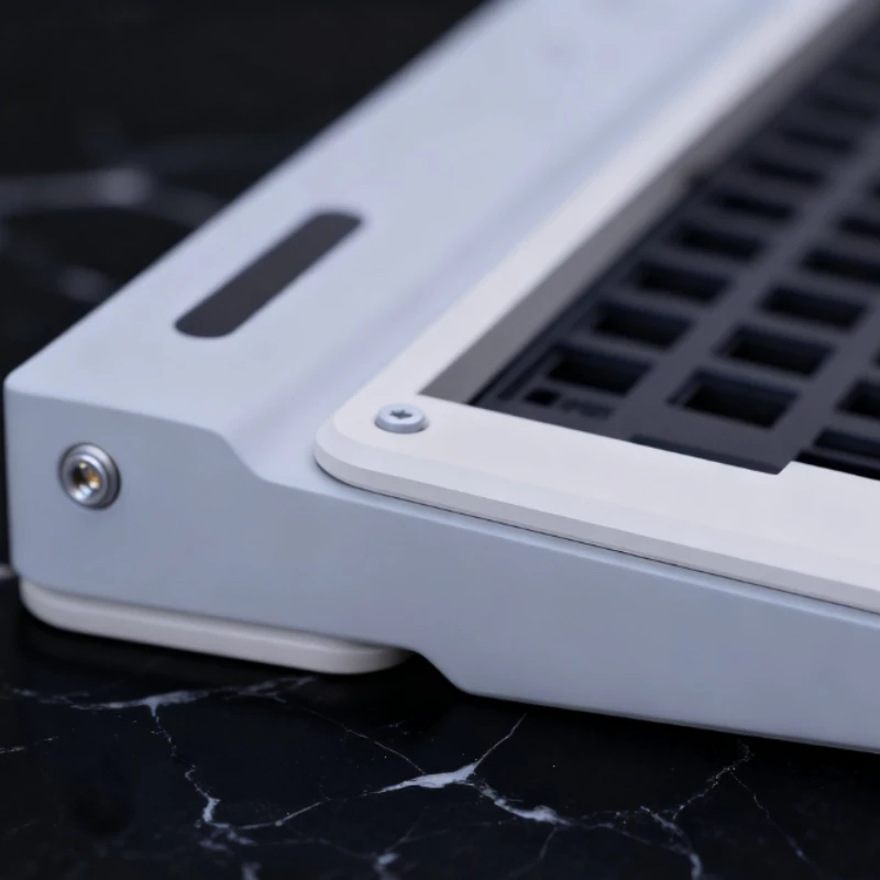 Kit de teclado TAC T2, placa de ubicación de PC, tallado de precisión CNC y pintura para hornear, electroforesis, diseño 65%, estructura de caja de barco, accesorios DIY