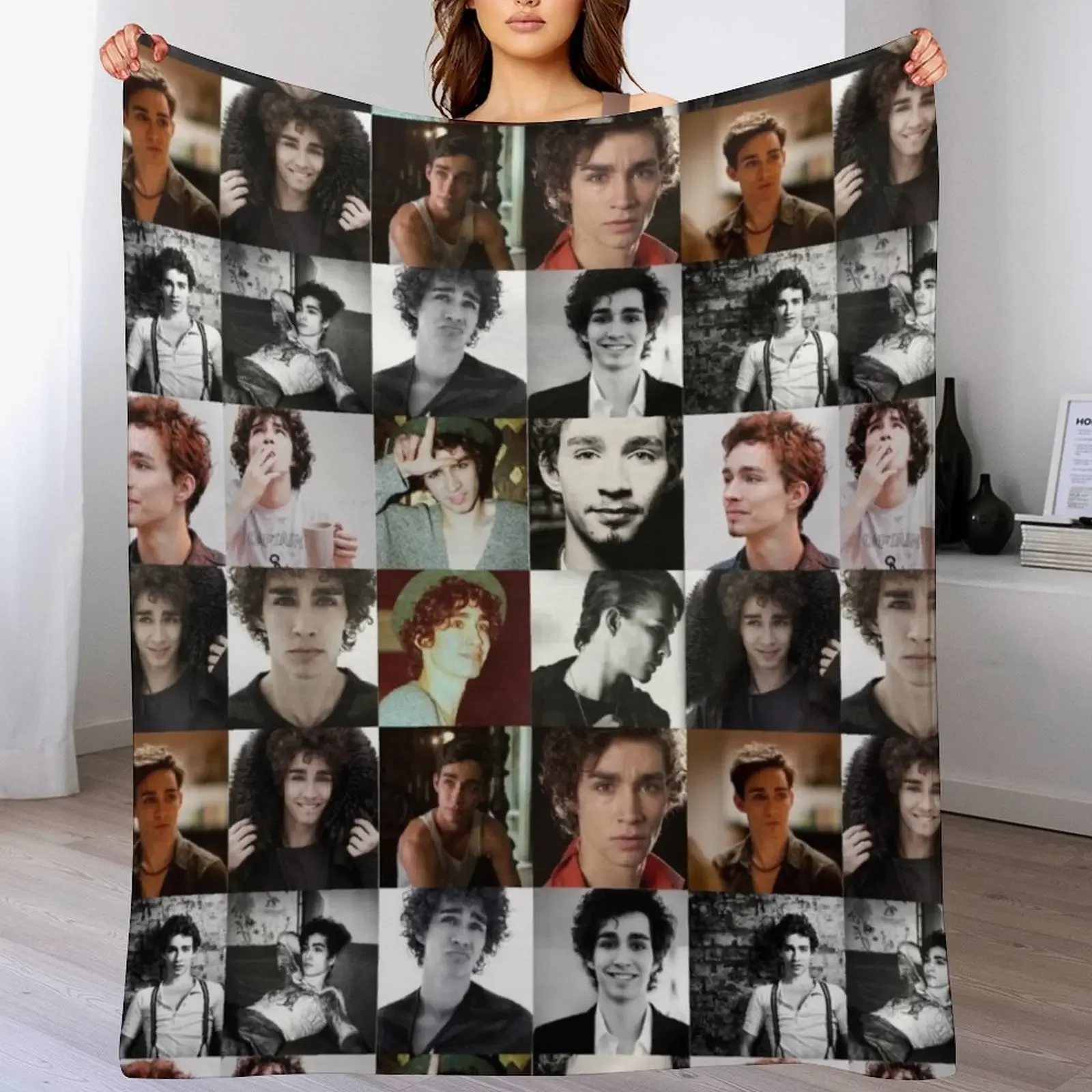 Robert Sheehan Throw Blanket All Season Lightweight Soft Blanket for Bed