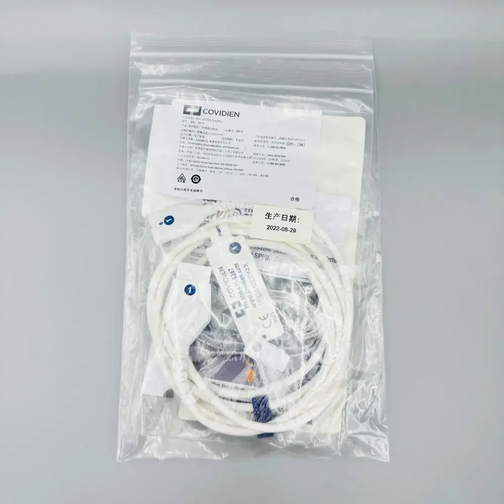 Single Channel Reusable Medical Detection Sensor Cable for Patient Vital Sign Detection Equipment Transmission Connection