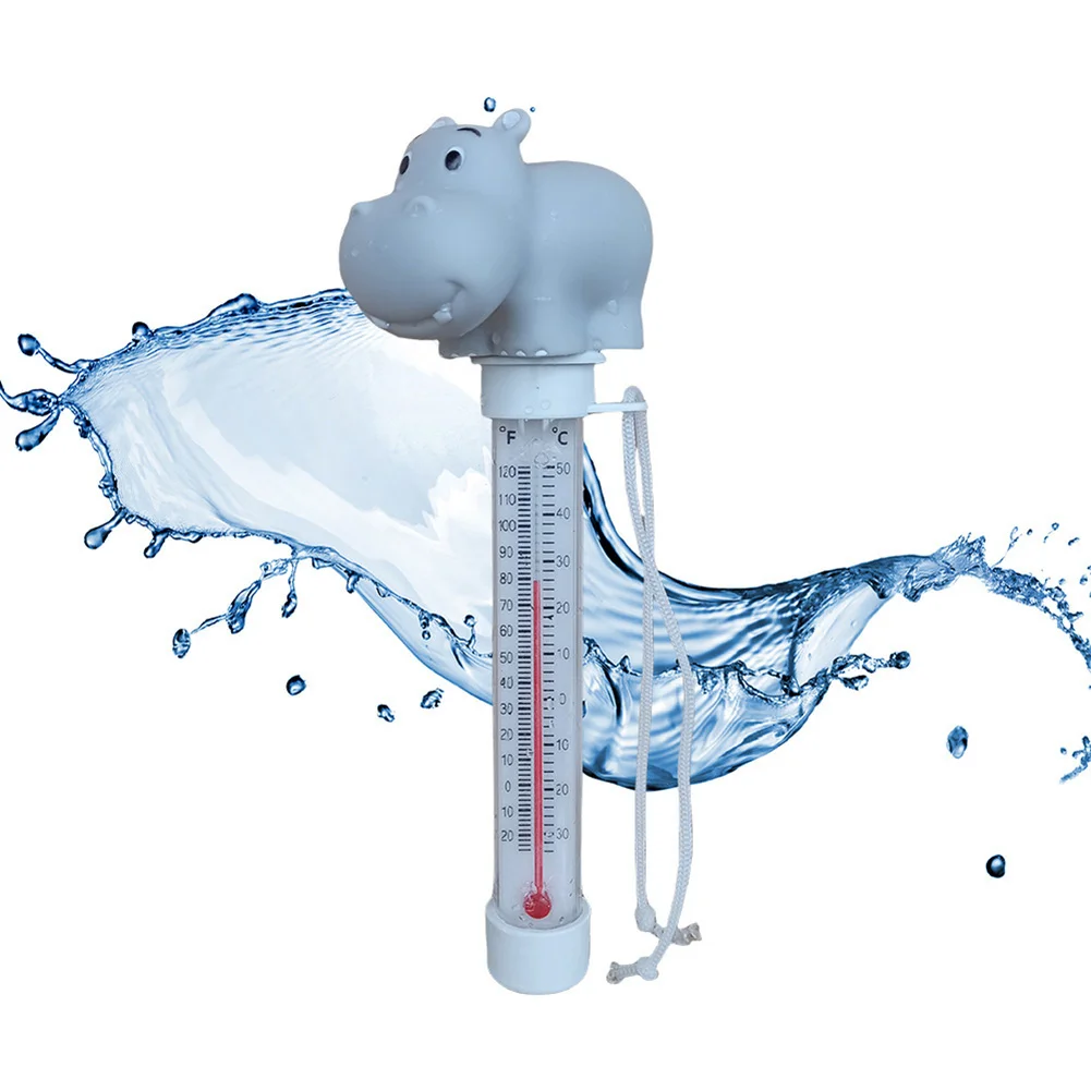 Pool Thermometer Floating Type for Outdoor Indoor Swimming Pools Spas Hot Tubs with Large Display Easy to Read and