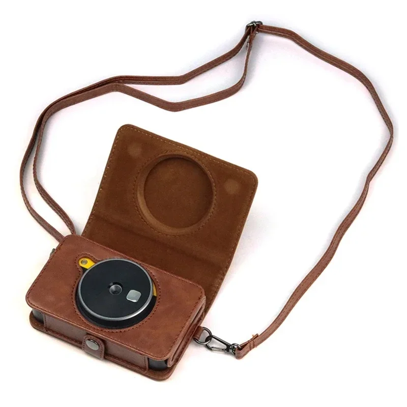 Voor C210r Shot 2 Retro Pu Lederen Camera Tas Camera Protctive Pocket Voor Case Vervangende Accessoires