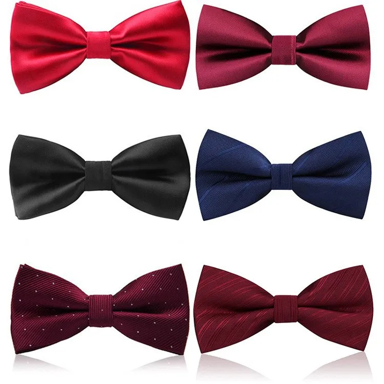 

Мужской винно-красный и черный костюм, рубашка, свадьба, красная версия галстука-бабочка