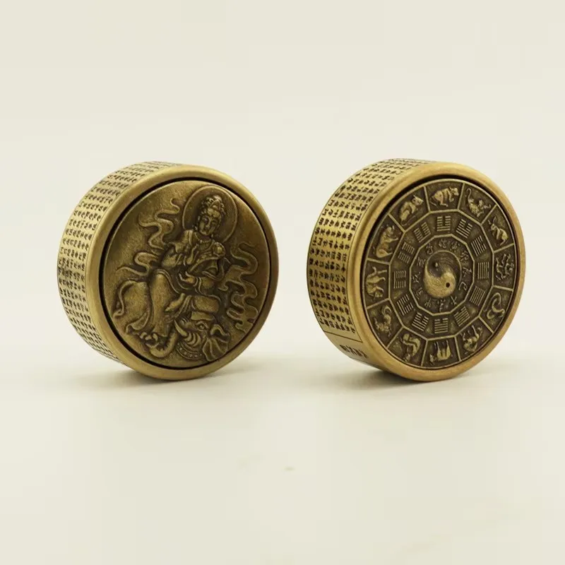 Metal Zen Buddha Gyroscope Fidget Spinner Adult Anxiety Relief Toy Fingertip Gyroscope Ansiedad Alivio Del Estres Exquisite Gift