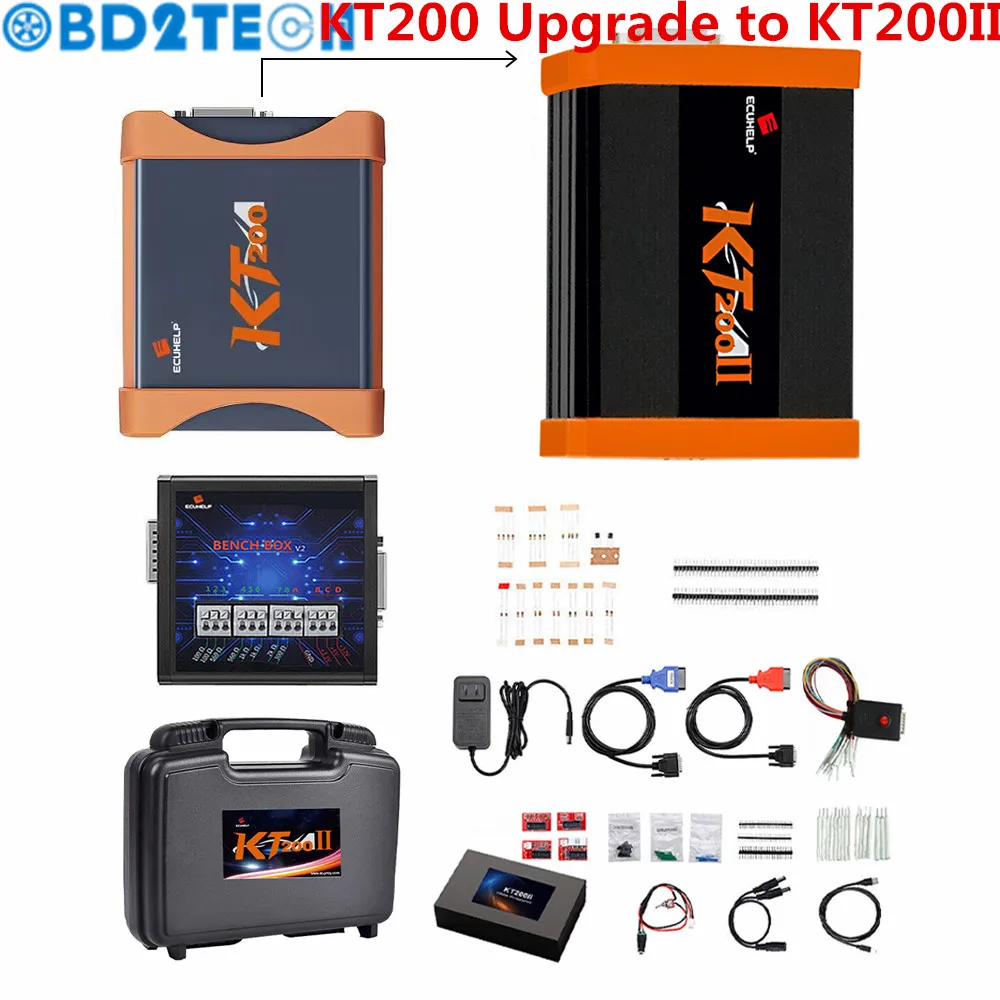 2025 New KT200 Upgrade to KT200II TCU ECU Programmer Tool Maintenance Read Write Car Truck Motor Tractor OBD2 Chip Tuning Tool