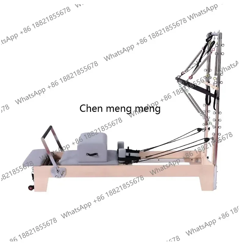 A49 Reformer Machine bed fitness equipment woodiness Yoga Studio Home Gym shaping Half Elevated Maple wood