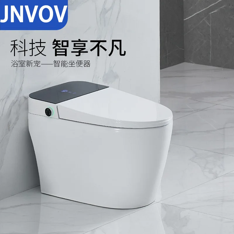 Household color selection, foot flushing, automatic flip, smart toilet, silent slowly lowering cover, warm air toilet