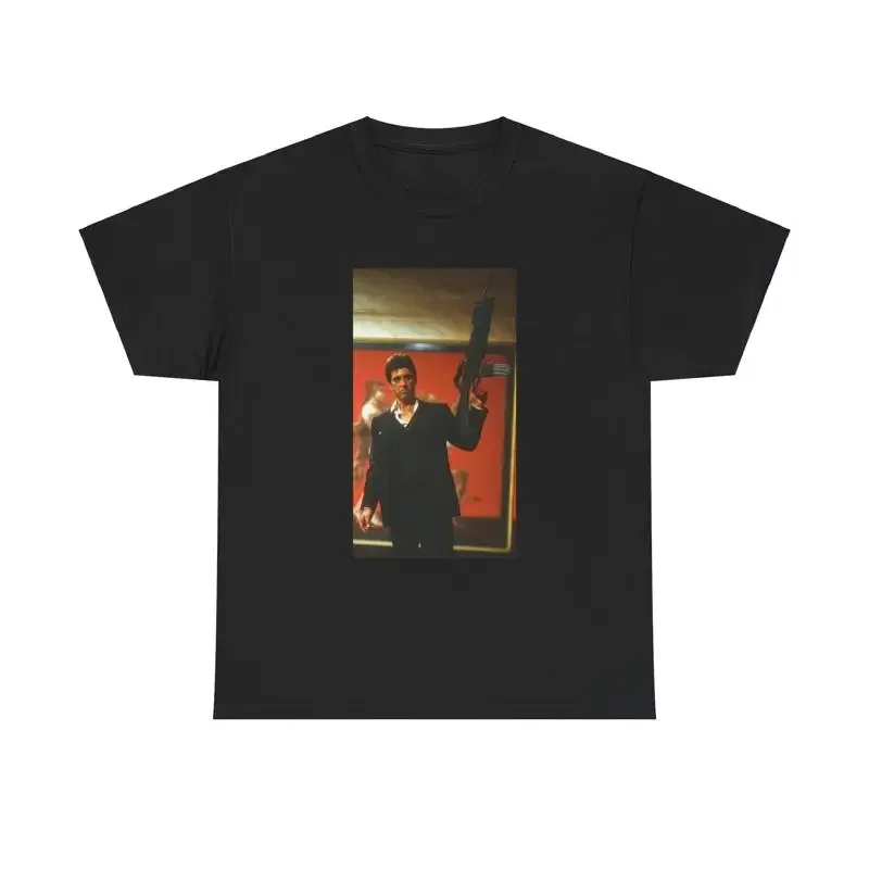Scarface T Shirt Vintage Miami Sunset Beach Retro Art Heavy Cotton