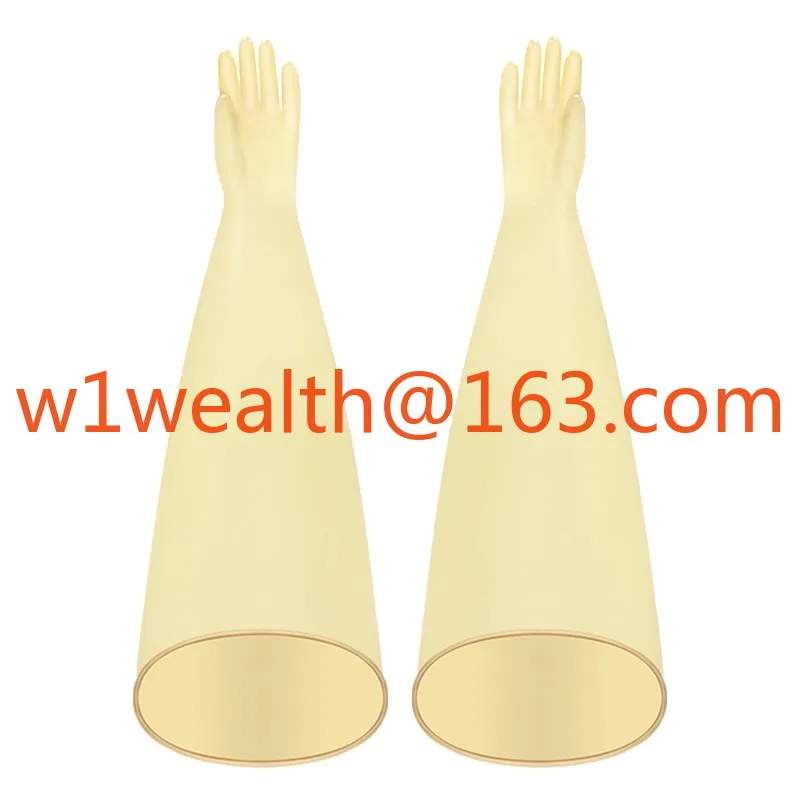 

Acid and alkali corrosion resistant battery factory chemical injection glove box gloves vacuum operation anaerobic box long arm