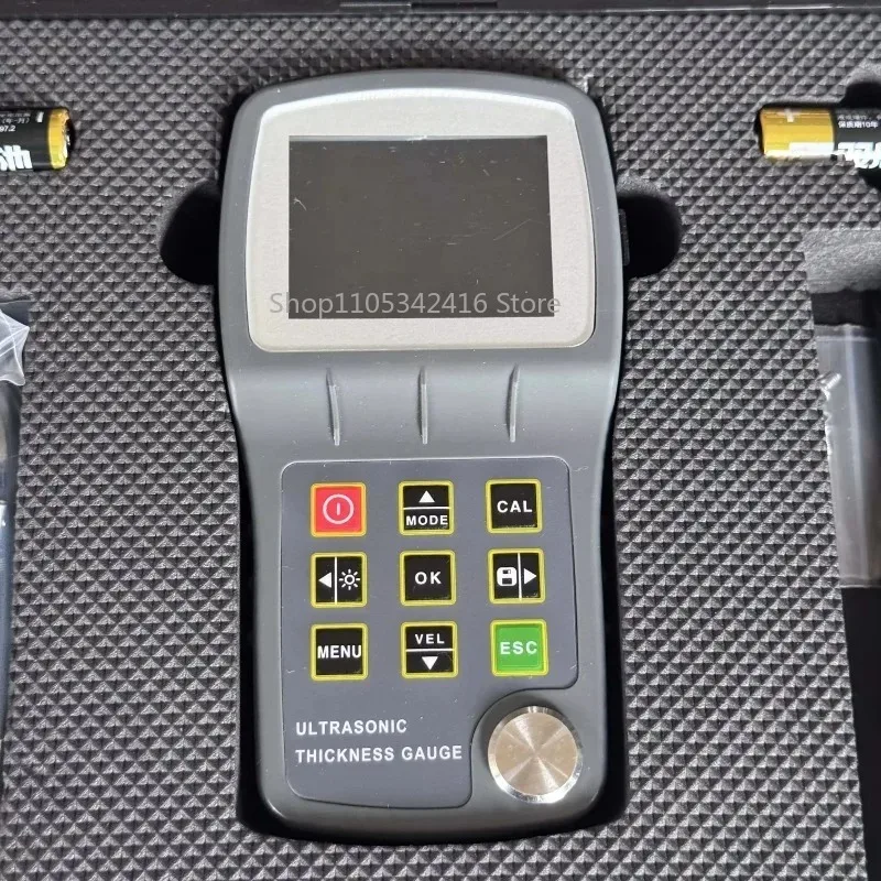 High Precision Ultrasonic Thickness Gauge for Metal Pipe Plastic Measuring Instrument Professional Industrial Testing Tools