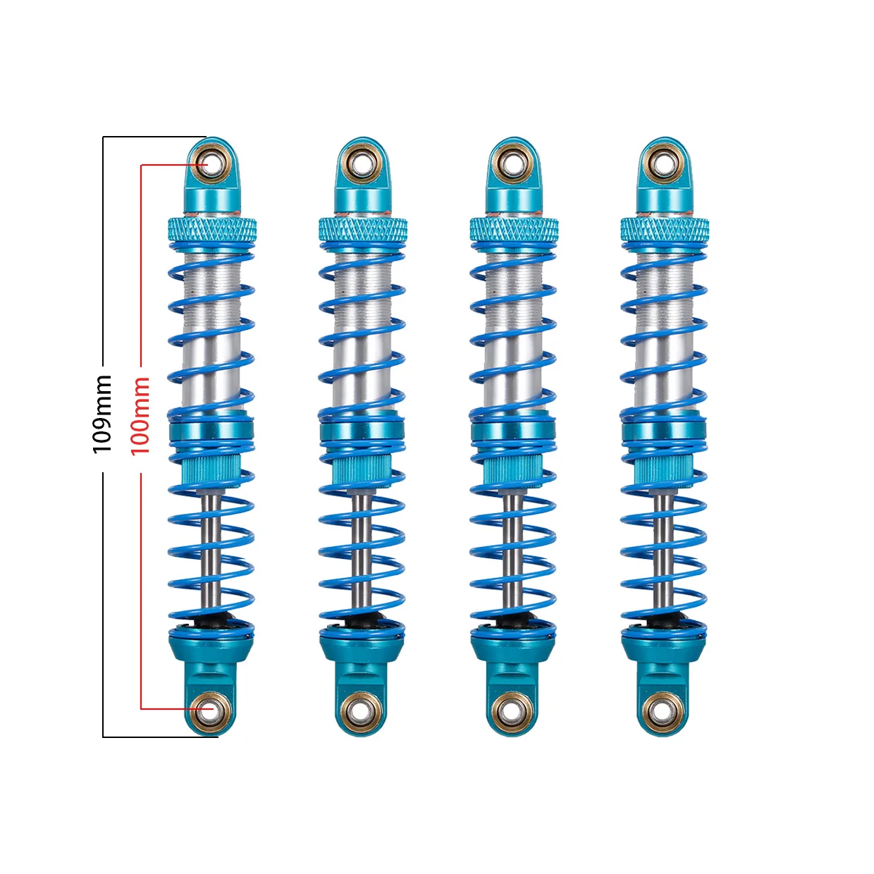 

RCXAZ 70mm 80mm 90mm 100mm 110mm 120mm Shock Absorber Oil Damper for 1/10 RC Crawler Car Axial SCX10 AXI03007 RBX10 D90 TRX4