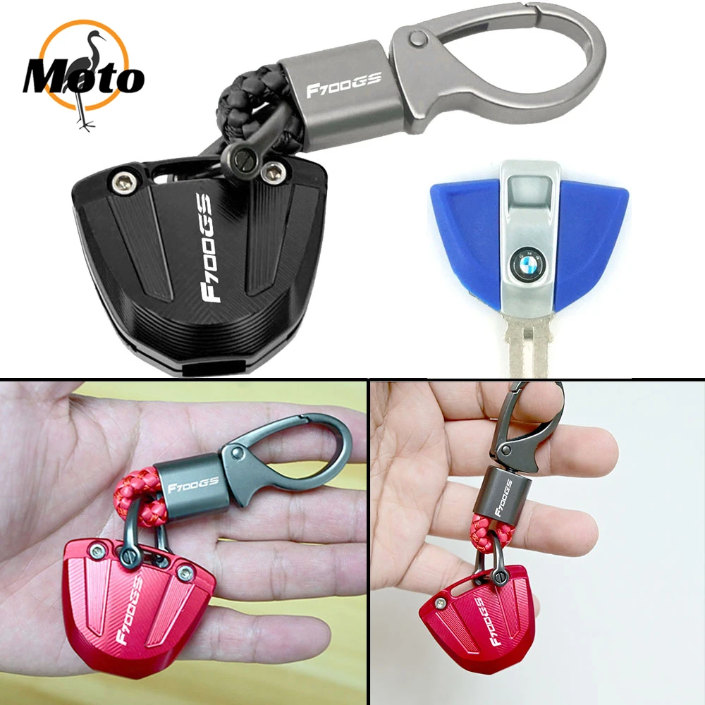 For BMW F700gs F 700 GS 2013-2016 2014 2015 Motorcycle CNC Accessories Key Cover Case Shell Protection keychain keyring