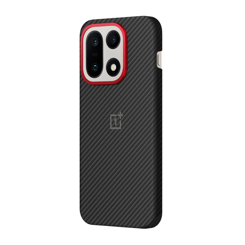 Oryginalne etui na OnePlus 15, karbonowy piasek, czarne drewno, bumper, karbon, Mag Charger, osłona, etui na telefon dla One Plus 15 — zdjęcie produktu 3