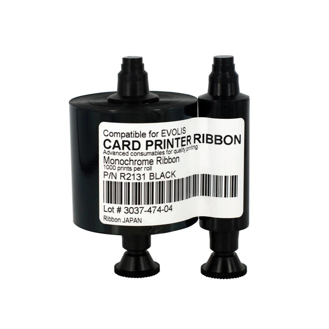 compatible black ribbon R2131 for quantum quantum2 card printer 3000 prints