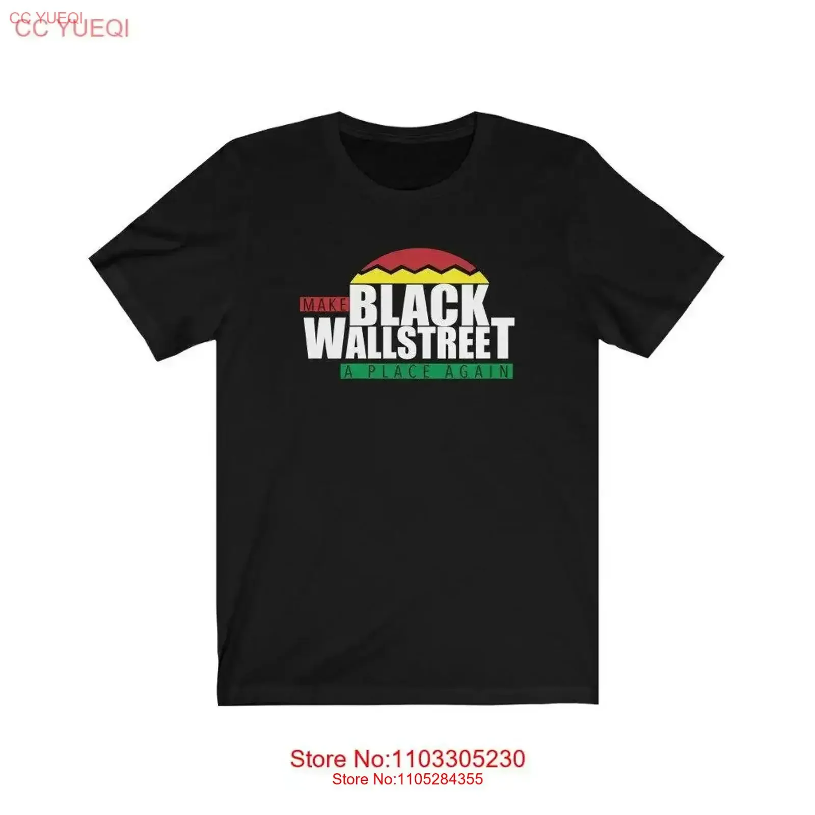 T-shirt vintage délavé pour homme « Make BlackWallStreet A Place Again » – Histoire noire, Empowerment, Juneteenth, Lives Matter