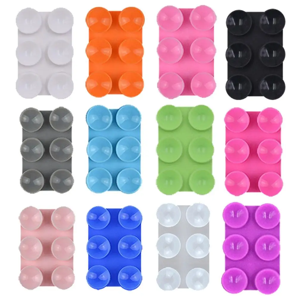 

Силиконовые присоски, силиконовые присоски, квадратный держатель для телефона, задний чехол на присоске, силиконовая маленькая силиконовая чашка для сотового телефона T7O2