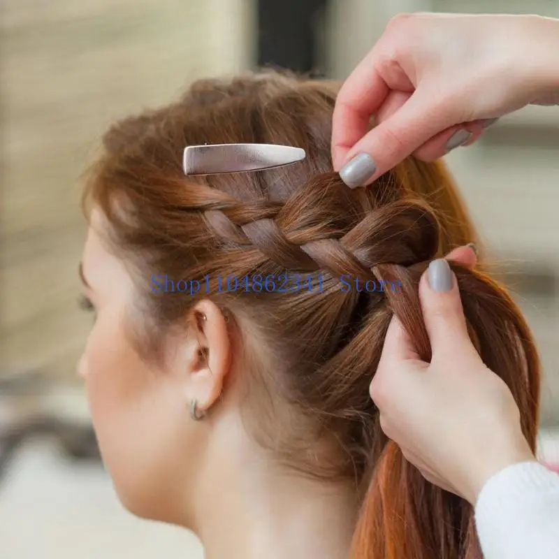 5ASD Silver Duckbill Clip for Women Girls Hair Barrettes Excesssories Lightweight Sweet Sweet for الحفلات والاستخدام اليومي