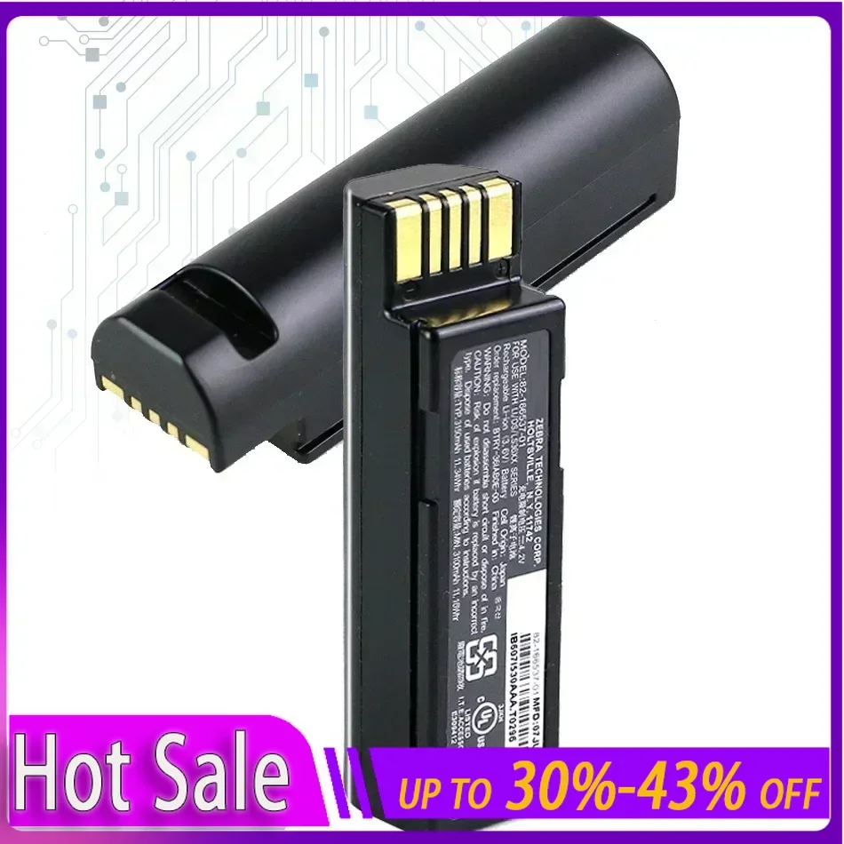 

82-166537-01 3150mAh Battery for ZEBRA LI3678 DS3678 QR Code Scanning Gun Mobile Phone Batteries Batteria Warranty + Track Code