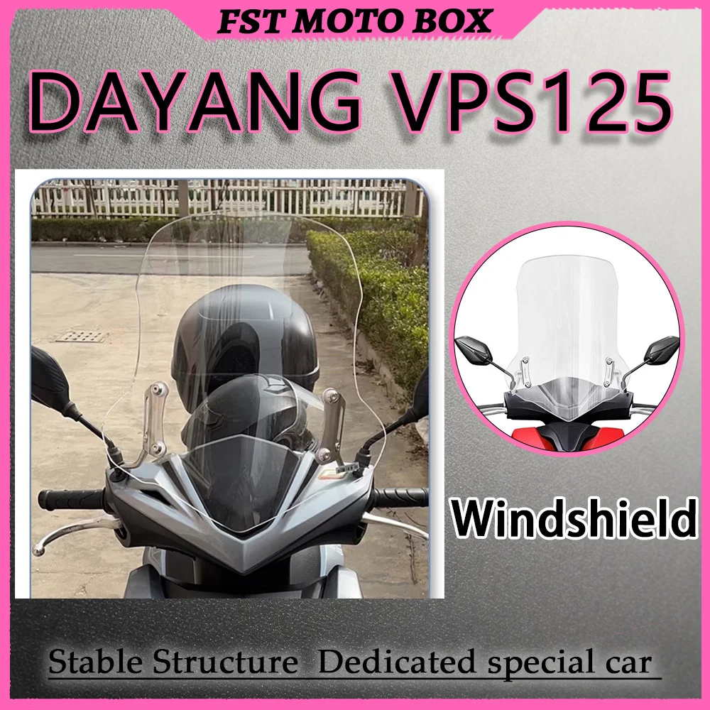 FOR Dayang VPS125 Windshield Rain Deflector for Cars - Blocks Oncoming Rain Increases Coverage Area a Drier Short-Distance Ride