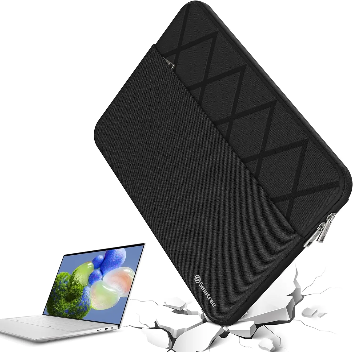 

Smatree 14-inch Anti-Shock Laptop Sleeve Tailored for DELL XPS 14 9440, Precision 3470/3480/3490 Workstation 14-inch Laptop Bag