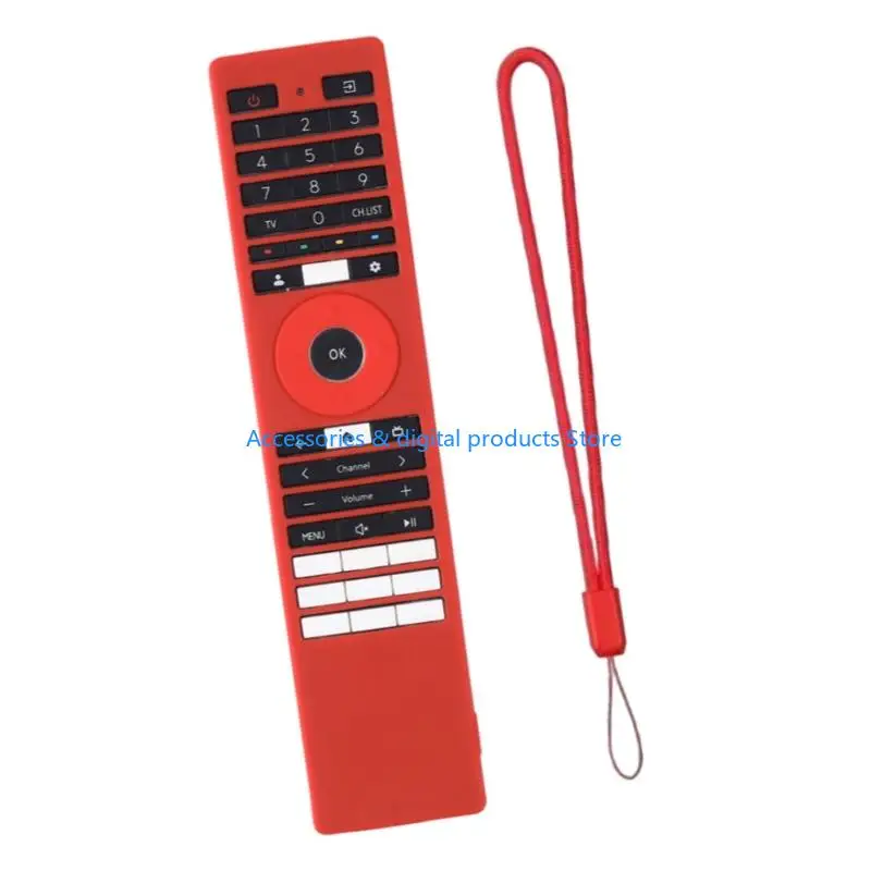 77JD Silicone Remote Case Shock Absorbing Structure Ergonomic Texture for ERF3A98T