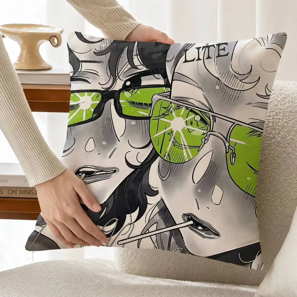 K-KiniOto Mitsuru Koya Isaki Fujiwara Aya  Koga Mitsuki Square Pillow case Double Sided Print Sofa Bedroom Decor Cushion Cover