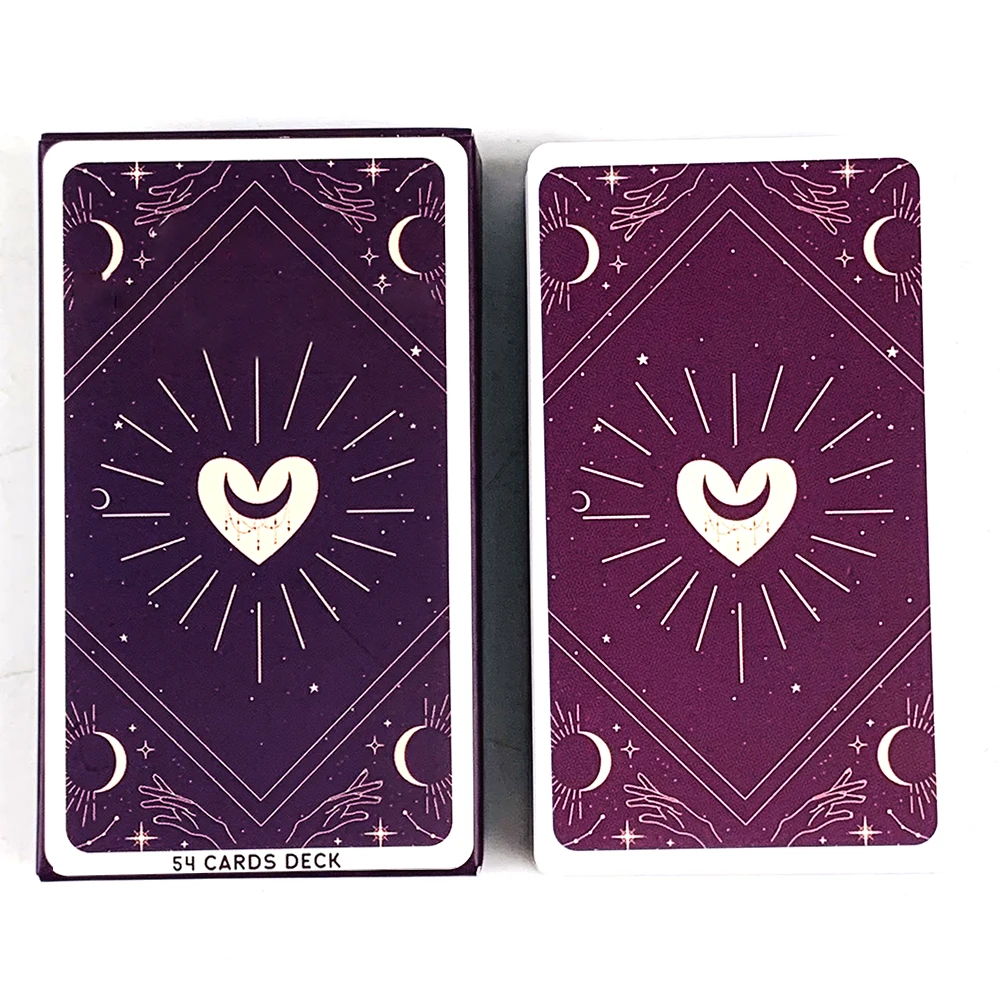 54 قطعة بطاقات أوراكل العرافة أخبر الحب والعلاقة مجلس لعبة الذكرى لعبة هدايا عيد الحب