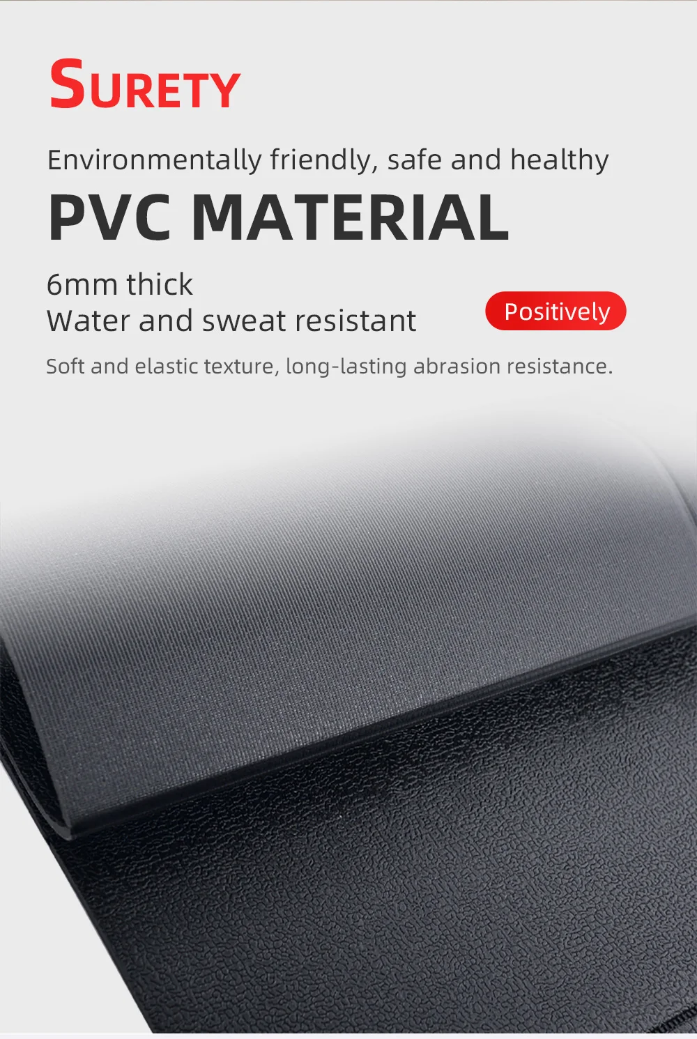 Thinkrider Trainingsmatte Yogamatte für Fahrrad Bicicletas Estaticas Trainer Übungsmatte für Trainer Floormat – Detail 2
