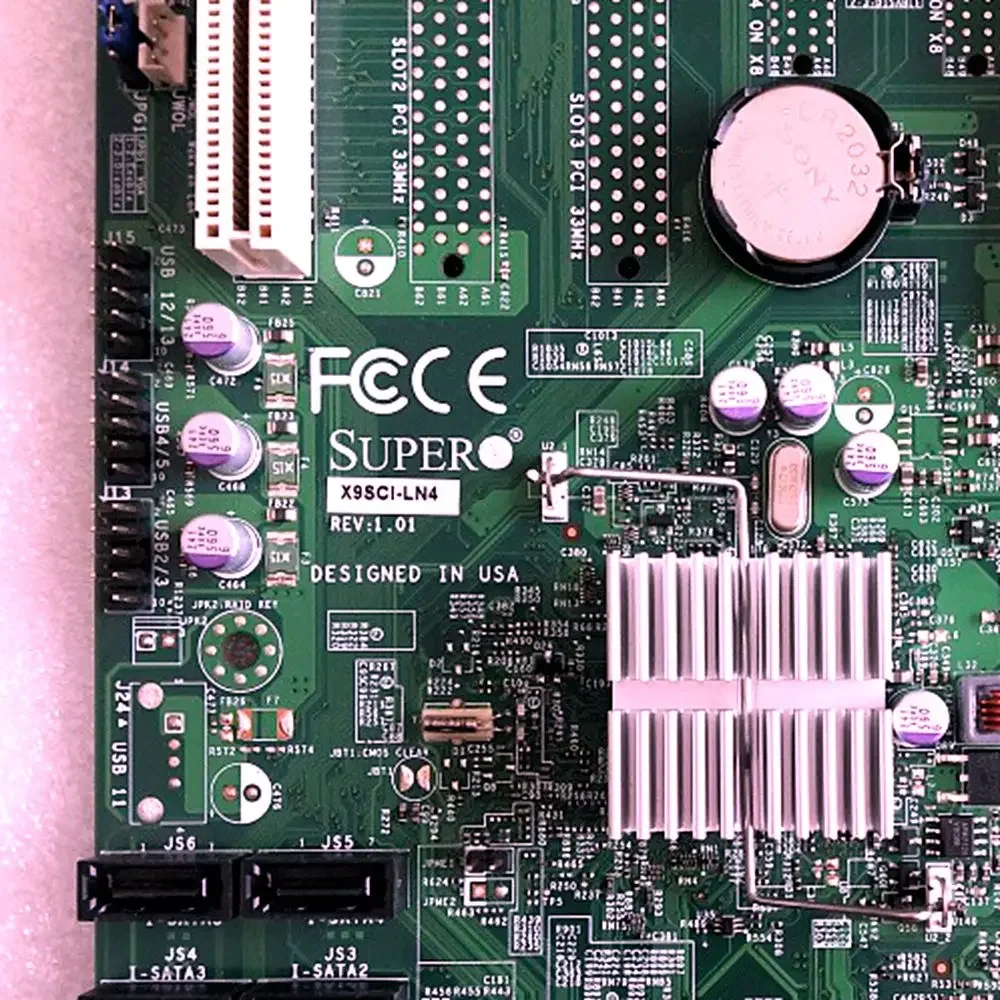 Server board for Supermicro X9SCI-LN4 DDR3 Intel C204 LGA1155 100% tested ok send