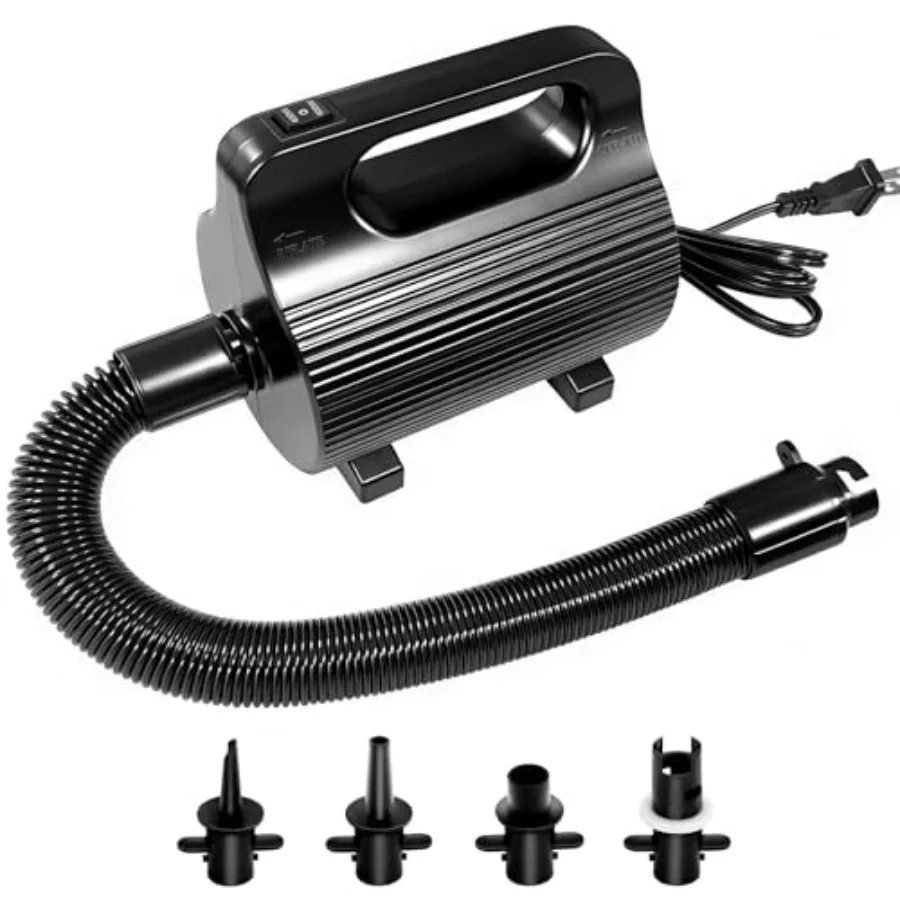 

Электрический насос для надувных матрасов 400W/600W с регулировкой мощности для быстрого надувания надувных бассейнов, гимнастических матов, плавучих платформ, доков и плотов