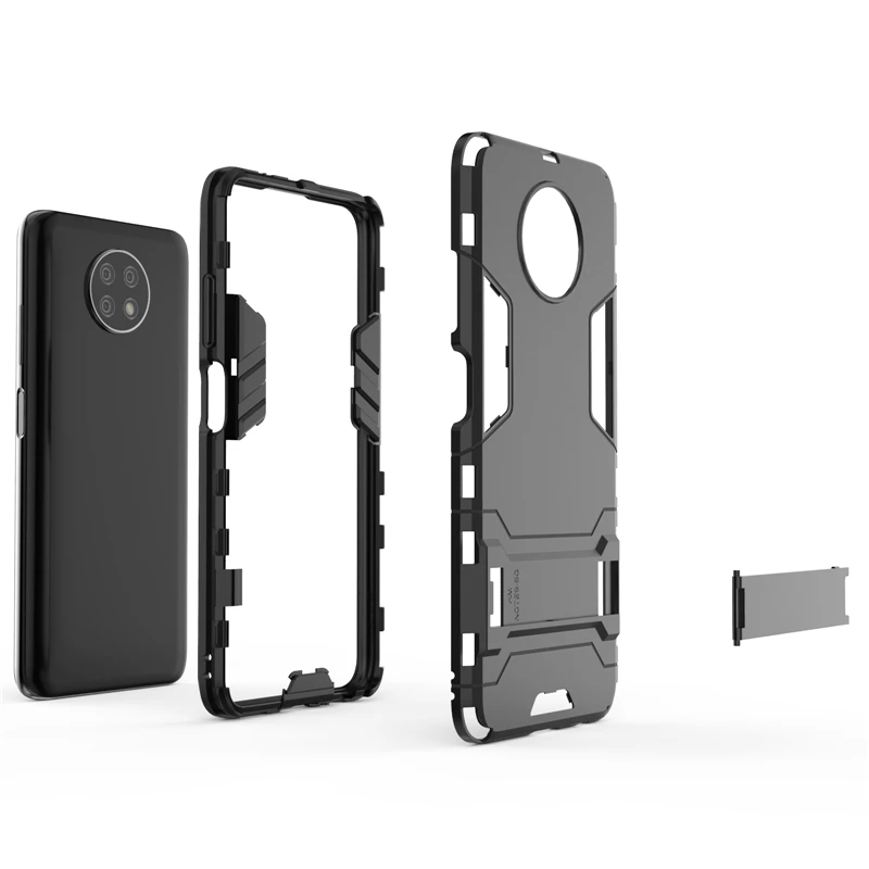 For Cover Xiaomi Redmi Note 9T 5G Case Hybrid Stand Silicone Armor Back Case For Redmi Note 9T 5G Cover For Redmi Note 9T 9 T 5G