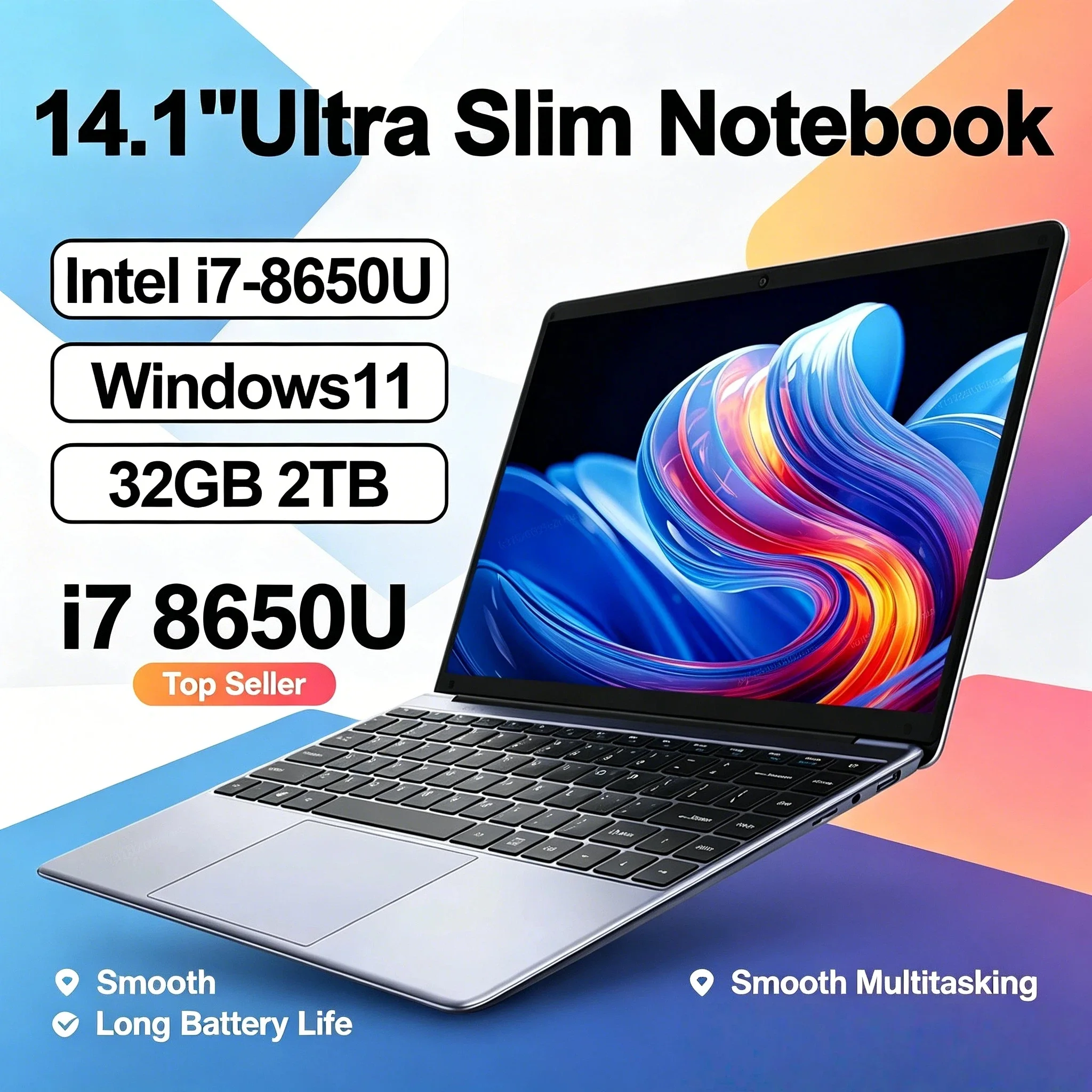 Pc Gaming Intel Core I7 - HOT Ultra Slim 14.1 Laptop 32GB