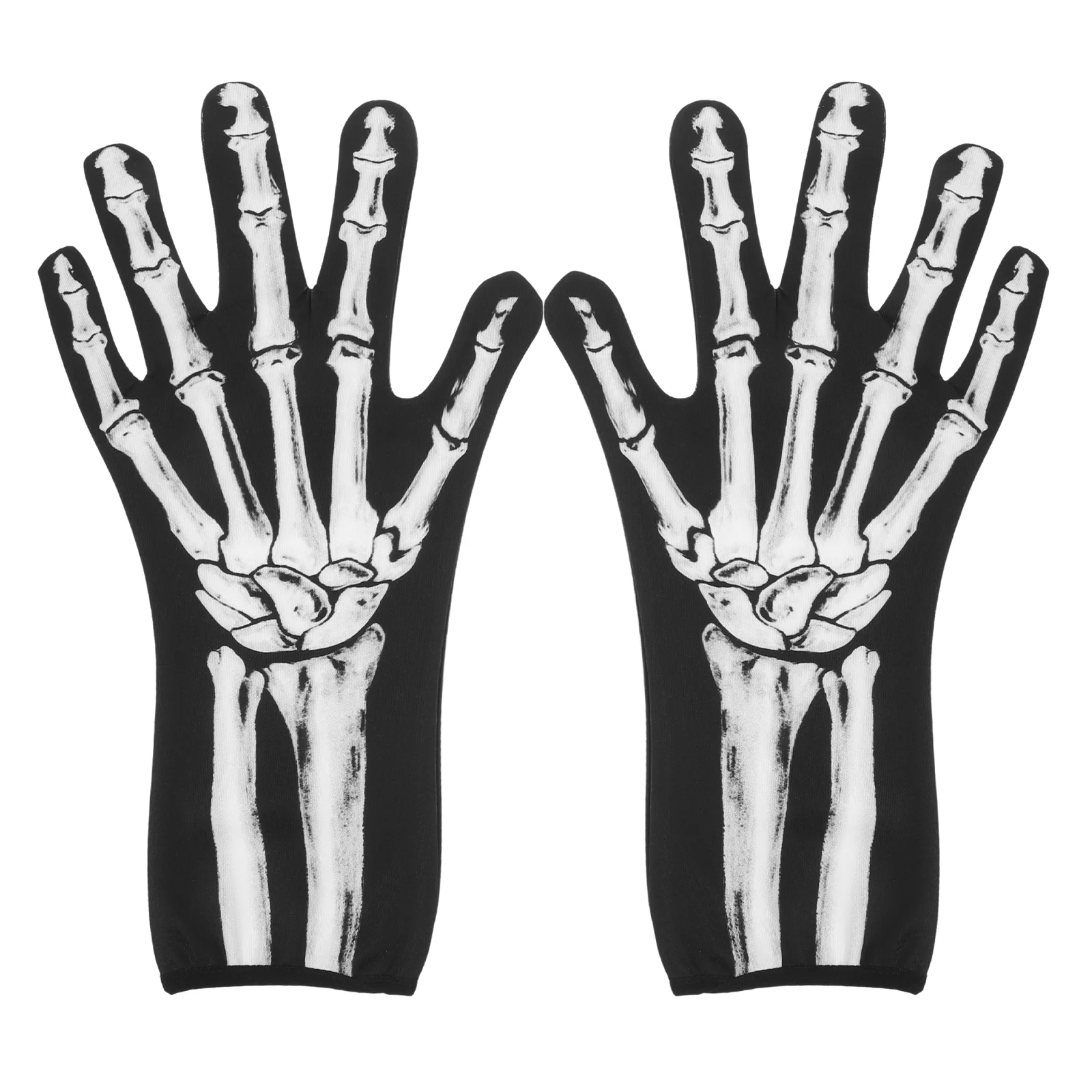 Costume Hands Apparel Kids Mittens Halloween Gloves Ghost Long Bone Set