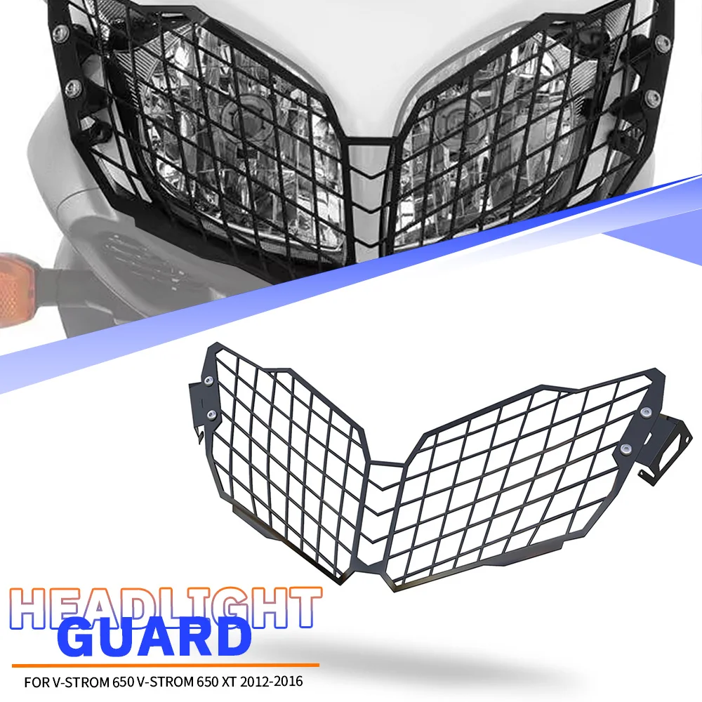 

For Suzuki V-Strom 650 V-Strom 650 XT T5-5052 Aluminium Motorcycle Accessories Headlight Guard Cover Protection 2012-2015 2016